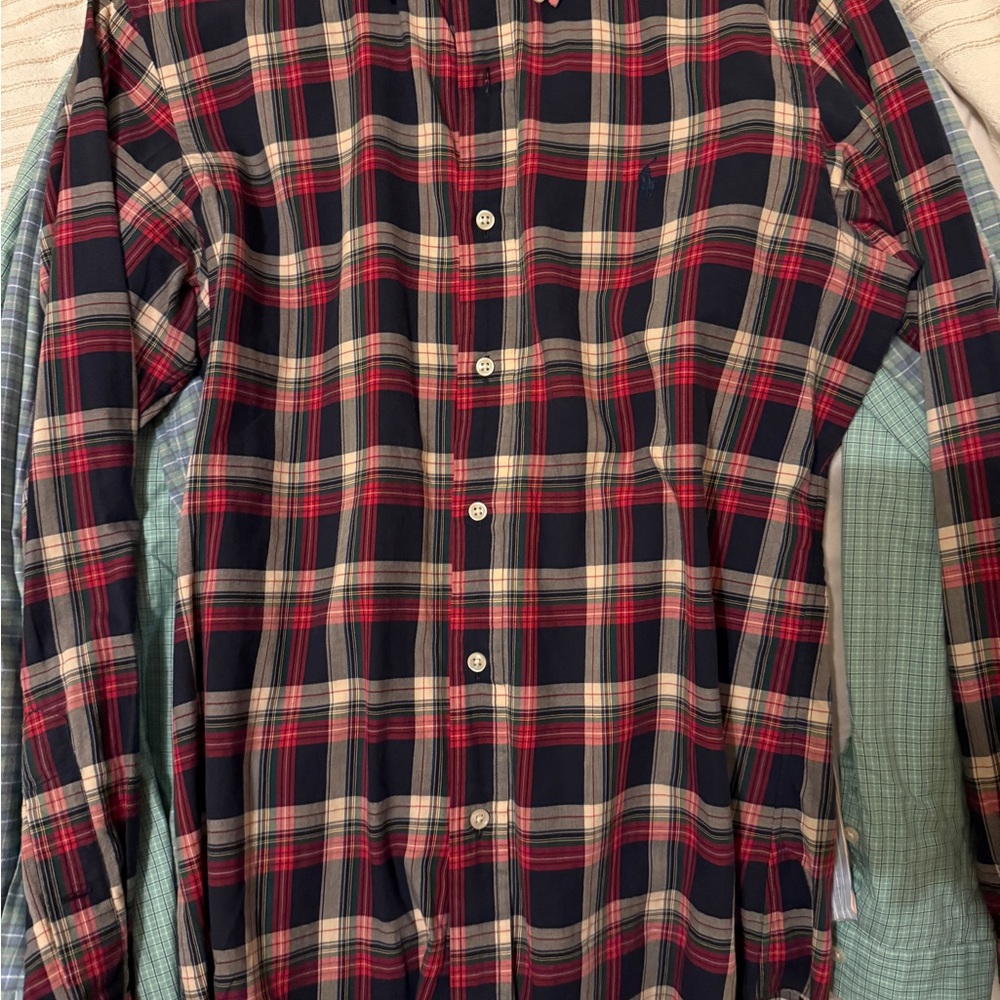 Multiple Polo Ralph Lauren long sleeve dress shirts - Picture 3 of 6